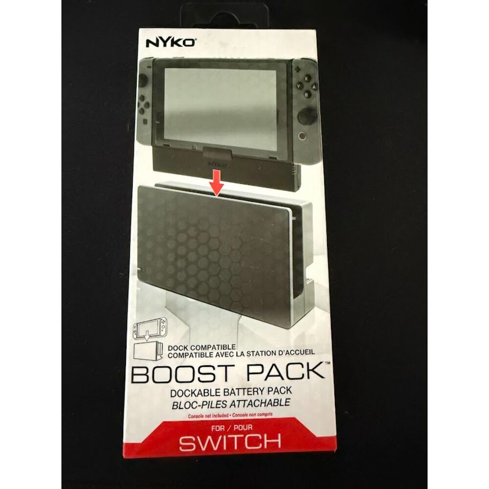 🛒 Nyko Boost Pak for the Nintendo Switch.